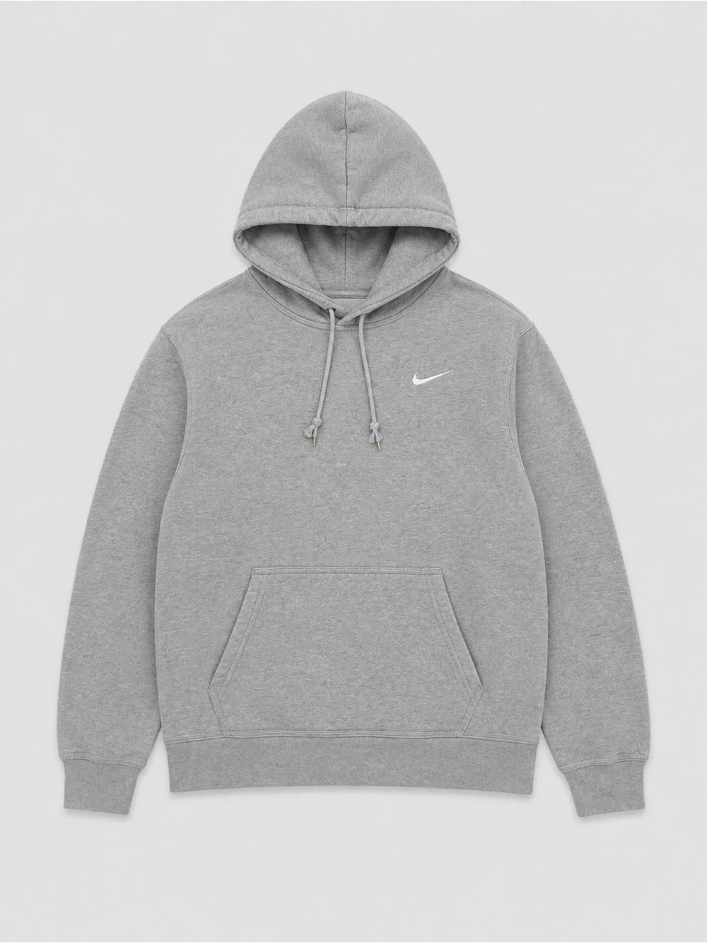 Nike Women's Gray Pullover Hoodie - Floral Cross Back Detail - Size Large